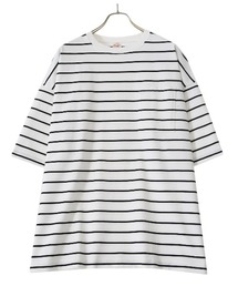 GOLD | GOLD / ゴールド：HEAVY COTTON BORDER BOX TEE：21A-GL78664[MUS](Tシャツ/カットソー)