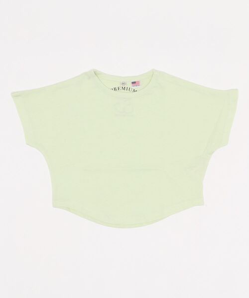 Life Support Products（ライフサポートプロダクツ）の「【コットンUSA】ドルマンTシャツ（80～160cm）（Tシャツ/カットソー・キッズ・ホワイト/ライトブルー/レッド/ミント/チャコール/ターコイズブルー/イエロー・90/100/110/120/80/130/95/140/150/160）」の16枚目の写真