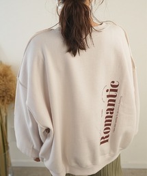 バックロゴプリントBIGプルオーバー
