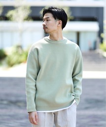 417 EDIFICE | ◆【ニット+カットソー2点SET】アゼレイヤードクルーネックニット(ニット/セーター)