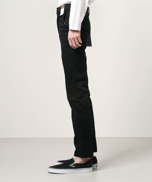 MARUKAWA（マルカワ）の「ZERO SEVEN JEANS/ゼロセブンジーンズ テーパードフィットスリムトラウザー/チノパン（その他パンツ・メンズ・ブラック・S/XS/M/L/LL）」の5枚目の写真