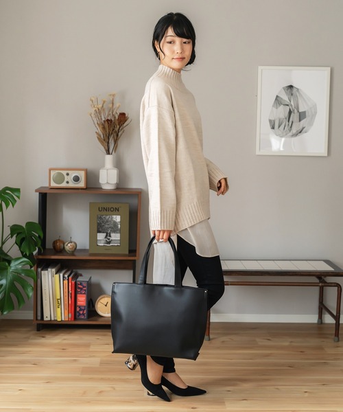 【セール】タッセル付きビジネストートバッグ A4サイズが収納可能な通勤バッグ（トートバッグ）｜VitaFelice（ヴィータフェリーチェ）