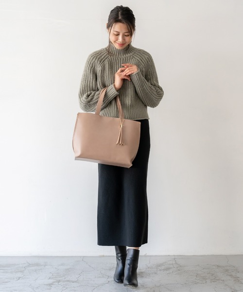 【セール】タッセル付きビジネストートバッグ A4サイズが収納可能な通勤バッグ（トートバッグ）｜VitaFelice（ヴィータフェリーチェ）