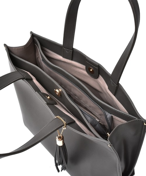 【セール】タッセル付きビジネストートバッグ A4サイズが収納可能な通勤バッグ（トートバッグ）｜VitaFelice（ヴィータフェリーチェ）