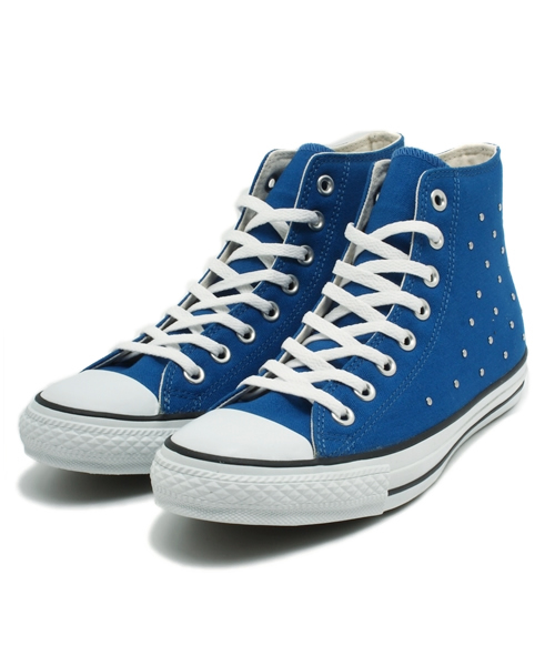 CONVERSE（コンバース）の「ALL STAR DOTSTUDS HI / オールスター ドットスタッズ HI（スニーカー・レディース・ブルー/ブラック/ホワイト・10.5/9.5/3/9/5/6.5/8.5/3.5/5.5/4/4.5/7.5/8/6/7）」の3枚目の写真