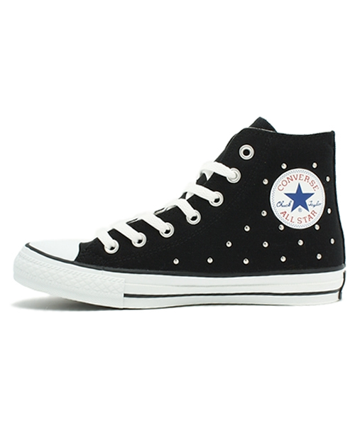 CONVERSE（コンバース）の「ALL STAR DOTSTUDS HI / オールスター ドットスタッズ HI（スニーカー・レディース・ブルー/ブラック/ホワイト・10.5/9.5/3/9/5/6.5/8.5/3.5/5.5/4/4.5/7.5/8/6/7）」の7枚目の写真