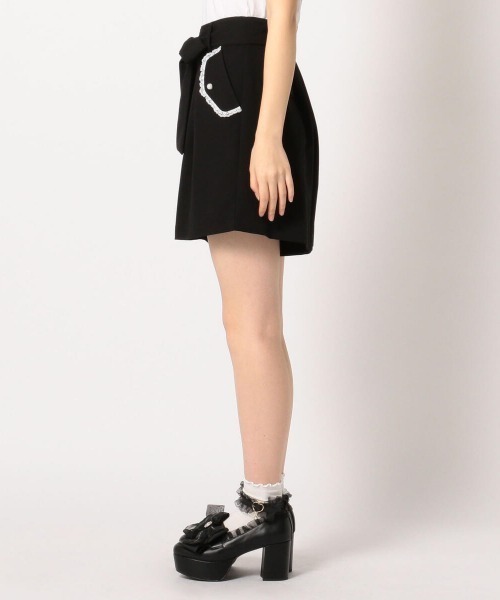 LODISPOTTO（ロディスポット）の「ミルキーパールフレアキュロット（その他パンツ・レディース・ピンク/ブラック・MEDIUM）」の5枚目の写真