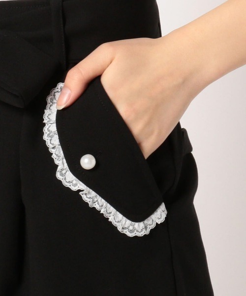 LODISPOTTO（ロディスポット）の「ミルキーパールフレアキュロット（その他パンツ・レディース・ピンク/ブラック・MEDIUM）」の8枚目の写真