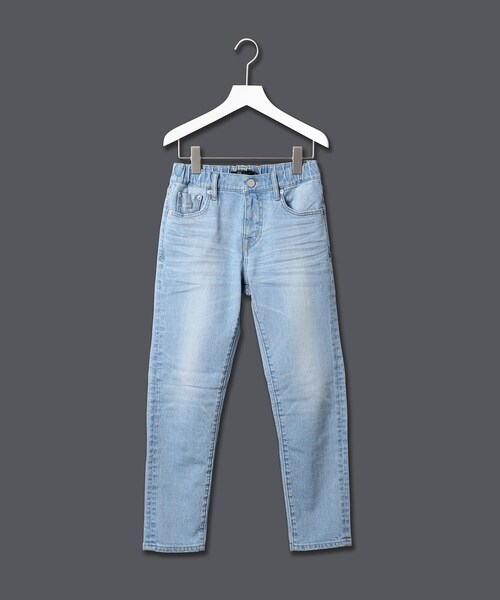 JET（ジェット）の「◆【マシンウォッシャブル】イージーテーパードデニムパンツ（デニムパンツ・レディース・ホワイト/ライトブルー/ダークネイビー・00/02/04/06/90/80）」の12枚目の写真