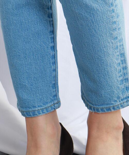 JET（ジェット）の「◆【マシンウォッシャブル】イージーテーパードデニムパンツ（デニムパンツ・レディース・ホワイト/ライトブルー/ダークネイビー・00/02/04/06/90/80）」の20枚目の写真
