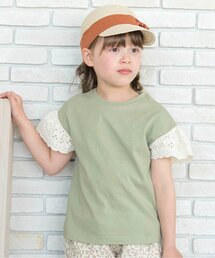 apres les cours | WEB限定レーススリーブＴシャツ(Tシャツ/カットソー)