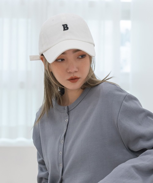 UNE MANSION（ユヌマンション）の「[ユニセックス]ロゴキャップ（キャップ・レディース・ブラック/ライトブルー/ホワイト/ベージュ/グリーン/イエロー/ピンク/クリーム・ONE SIZE）」の17枚目の写真