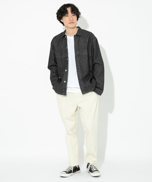 ITEMS URBANRESEARCH(アイテムズ アーバンリサーチ)の「デニムワークジャケット(デニムジャケット・メンズ・ブラック/オフホワイト/ブルー・MEDIUM/LARGE)」の9枚目の写真