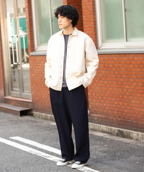 ITEMS URBANRESEARCH(アイテムズ アーバンリサーチ)の「デニムワークジャケット(デニムジャケット・メンズ・ブラック/オフホワイト/ブルー・MEDIUM/LARGE)」の13枚目の写真