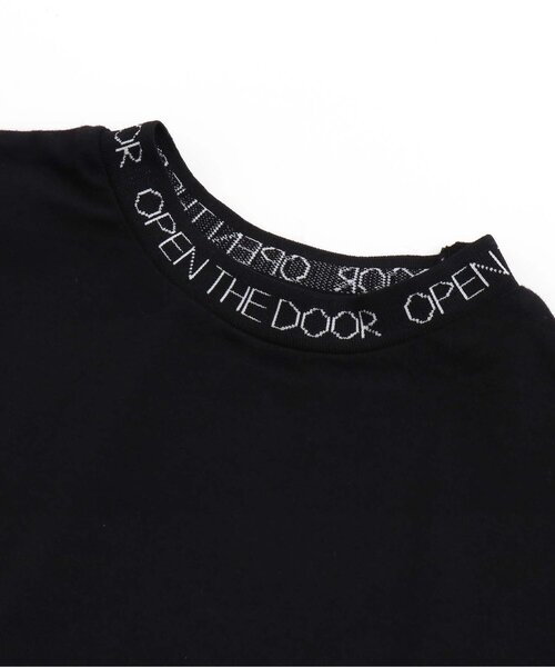 Otonato（オトナト）の「裾チュールTシャツワンピース【親子でおそろいリンクコーデ】（ワンピース・キッズ・オフホワイト/ブラック・130/120/110/90/100/140）」の5枚目の写真