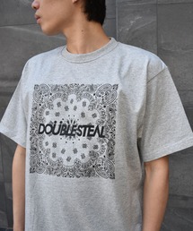 DOUBLE STEAL（ダブルスティール）の「BIG Paisley ヘビーウェイトTシャツ（Tシャツ/カットソー）」