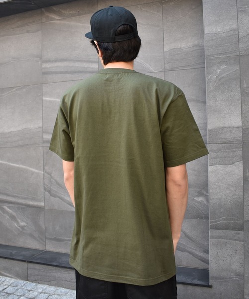 DOUBLE STEAL（ダブルスティール）の「BIG Paisley ヘビーウェイトTシャツ（Tシャツ/カットソー・メンズ・アーミー/ホワイト/トップグレー/ブラック・MEDIUM/XX-LARGE/X-LARGE/LARGE）」の10枚目の写真