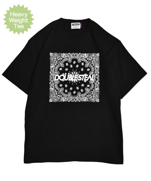 DOUBLE STEAL（ダブルスティール）の「BIG Paisley ヘビーウェイトTシャツ（Tシャツ/カットソー・メンズ・アーミー/ホワイト/トップグレー/ブラック・MEDIUM/XX-LARGE/X-LARGE/LARGE）」の7枚目の写真