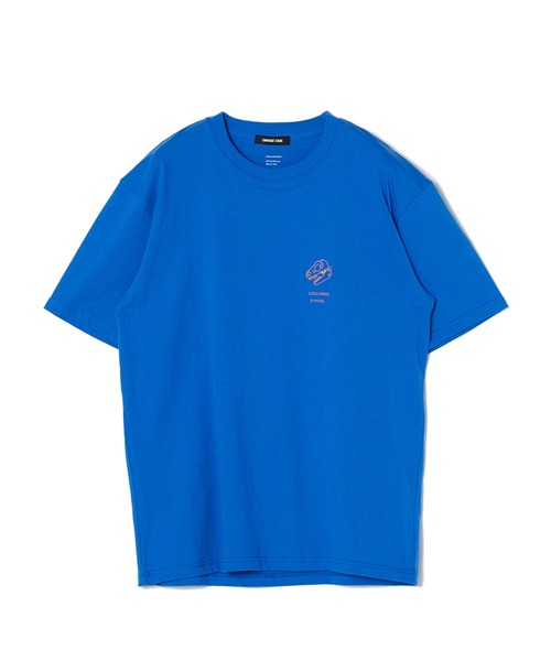 CONVERSE STARS（コンバーススターズ）の「ダイナソー刺繍Tシャツ（Tシャツ/カットソー・メンズ・ホワイト/ブラック/ブルー・LARGE/MEDIUM）」の3枚目の写真