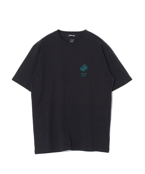 CONVERSE STARS（コンバーススターズ）の「ダイナソー刺繍Tシャツ（Tシャツ/カットソー・メンズ・ホワイト/ブラック/ブルー・LARGE/MEDIUM）」の2枚目の写真