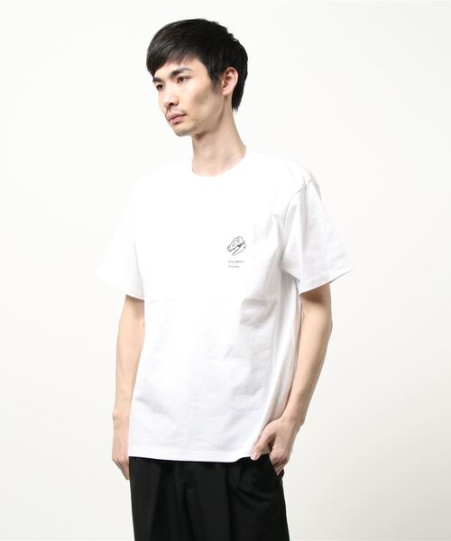 CONVERSE STARS（コンバーススターズ）の「ダイナソー刺繍Tシャツ（Tシャツ/カットソー・メンズ・ホワイト/ブラック/ブルー・LARGE/MEDIUM）」の9枚目の写真