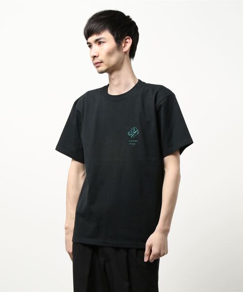 CONVERSE STARS（コンバーススターズ）の「ダイナソー刺繍Tシャツ（Tシャツ/カットソー・メンズ・ホワイト/ブラック/ブルー・LARGE/MEDIUM）」の8枚目の写真