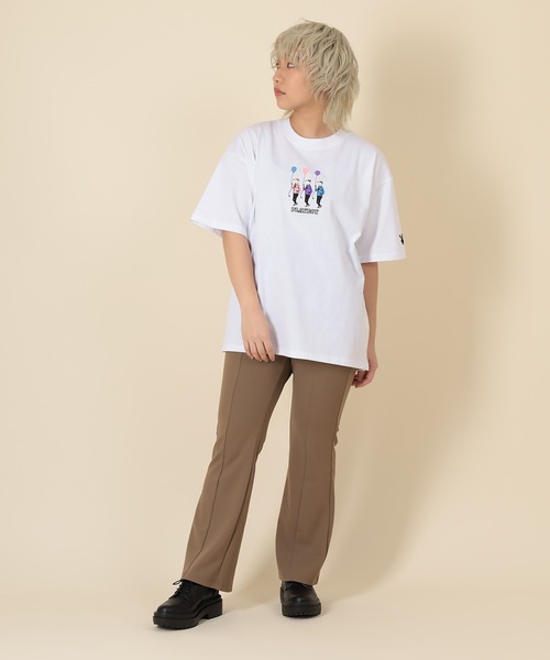 PLAYBOY(プレイボーイ)の「【PLAYBOY/プレイボーイ】刺繍半袖Tシャツ/フロント風船刺繍半袖Tシャツ(Tシャツ/カットソー・メンズ・ブラック系その他/グリーン/ベージュ/ホワイト/ホワイト系その他/ブラック・M/L)」の9枚目の写真