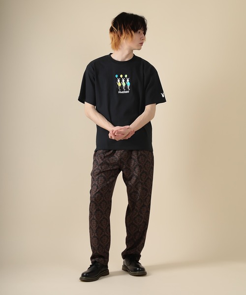 PLAYBOY(プレイボーイ)の「【PLAYBOY/プレイボーイ】刺繍半袖Tシャツ/フロント風船刺繍半袖Tシャツ(Tシャツ/カットソー・メンズ・ブラック系その他/グリーン/ベージュ/ホワイト/ホワイト系その他/ブラック・M/L)」の14枚目の写真