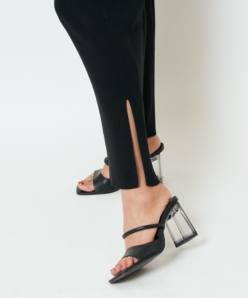 SPIRALGIRL（スパイラルガール）の「ジャガードニットセットアップ（ワンピース・レディース・ブラック/グリーン・FREE）」の11枚目の写真