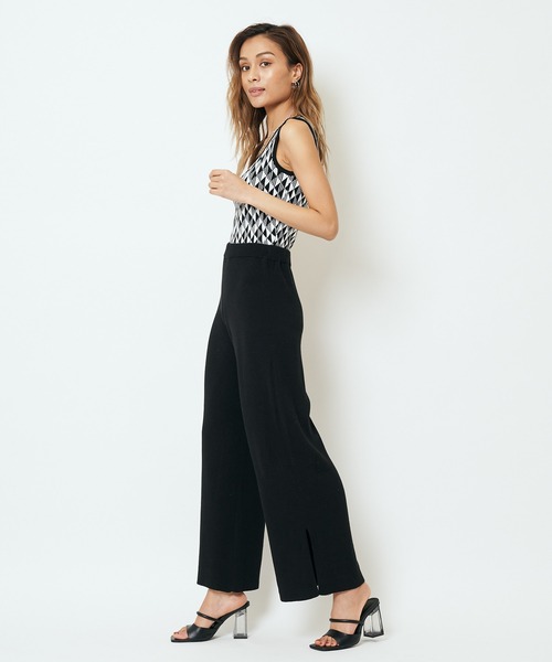 SPIRALGIRL（スパイラルガール）の「ジャガードニットセットアップ（ワンピース・レディース・ブラック/グリーン・FREE）」の12枚目の写真