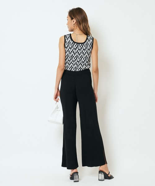 SPIRALGIRL（スパイラルガール）の「ジャガードニットセットアップ（ワンピース・レディース・ブラック/グリーン・FREE）」の14枚目の写真