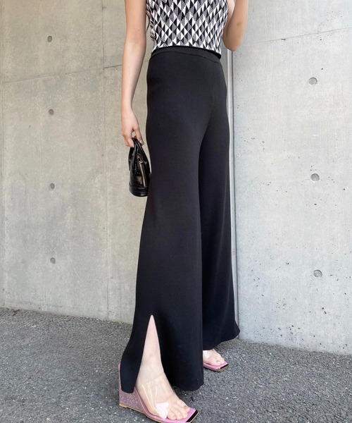 SPIRALGIRL（スパイラルガール）の「ジャガードニットセットアップ（ワンピース・レディース・ブラック/グリーン・FREE）」の21枚目の写真