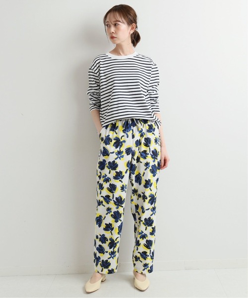 IENA（イエナ）の「ラウンドテールプルオーバー◆（Tシャツ/カットソー・レディース・ホワイト/ブラック系その他/ダークブルー・FREE）」の6枚目の写真