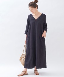 Vintage back V ドレス◆