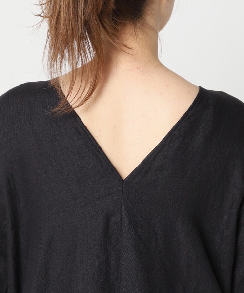 plage（プラージュ）の「Vintage back V ドレス◆（ドレス・レディース・ベージュ/ネイビー・38/36）」の9枚目の写真