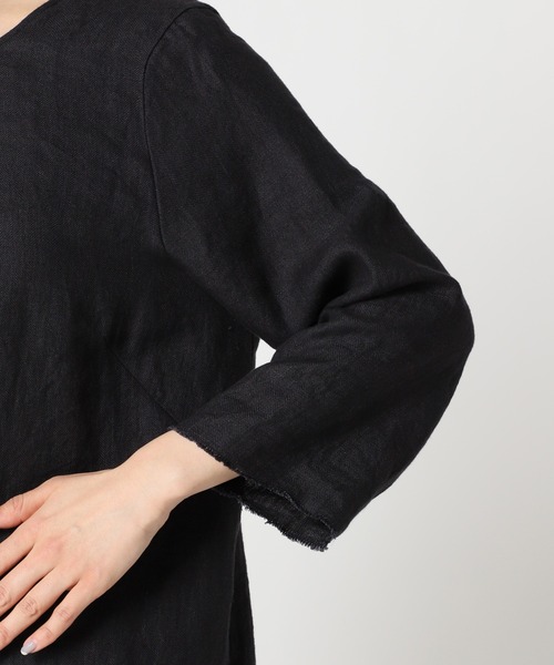 plage（プラージュ）の「Vintage back V ドレス◆（ドレス・レディース・ベージュ/ネイビー・38/36）」の14枚目の写真