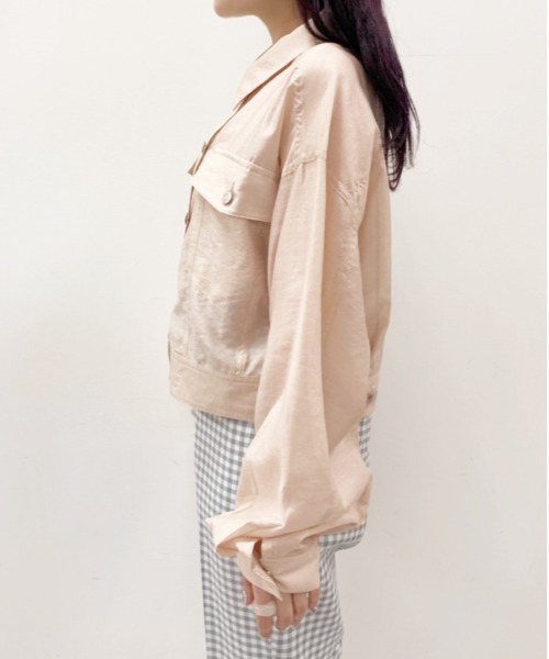 OLIVE des OLIVE（オリーブデオリーブ）の「シアーGジャン（その他アウター・レディース・オフホワイト/ベージュ系その他・FREE）」の16枚目の写真