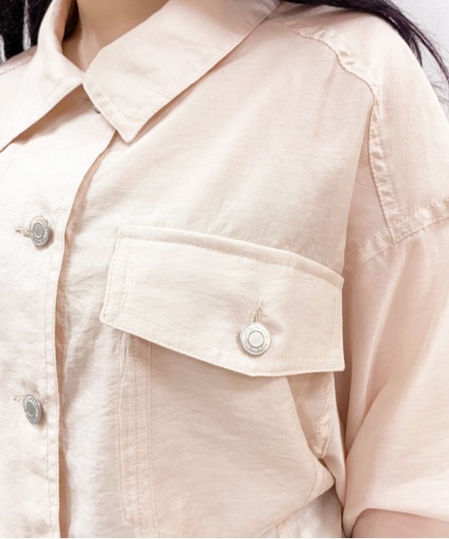 OLIVE des OLIVE（オリーブデオリーブ）の「シアーGジャン（その他アウター・レディース・オフホワイト/ベージュ系その他・FREE）」の10枚目の写真