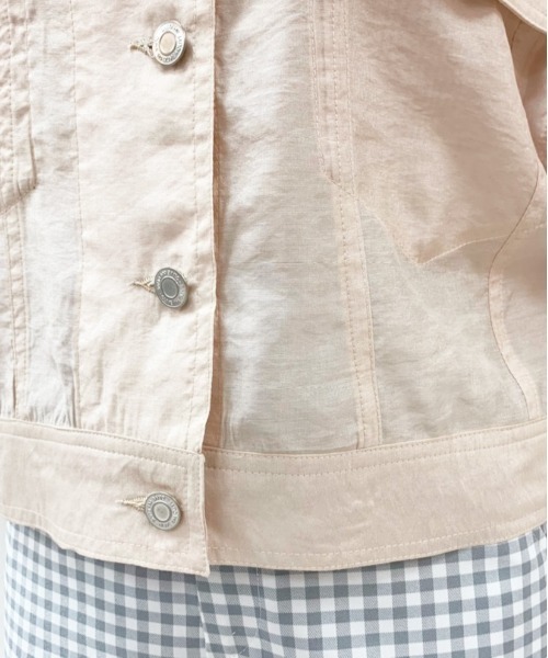 OLIVE des OLIVE（オリーブデオリーブ）の「シアーGジャン（その他アウター・レディース・オフホワイト/ベージュ系その他・FREE）」の15枚目の写真