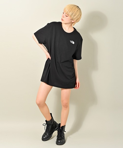 THE NORTH FACE(ザノースフェイス)の「THE NORTH FACE(ザ・ノース・フェイス) レッドボックス 半袖Tシャツ(Tシャツ/カットソー・レディース・ホワイト/ブラック/インディゴブルー・M/L/S/XXL/XL)」の8枚目の写真