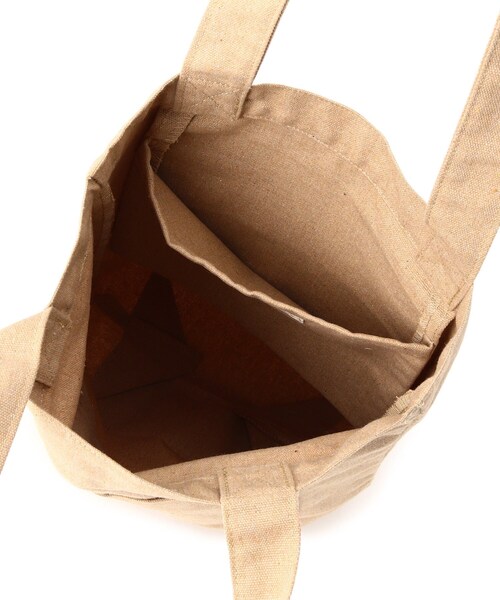 SHOO・LA・RUE（シューラルー）の「◆リサイクルトートバッグM（前ポケット）（トートバッグ・レディース・ベージュ/ネイビー/オレンジ/イエロー/アイボリー・00）」の9枚目の写真