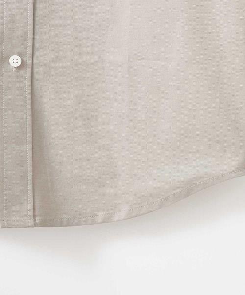 Craft Nicholson（クラフトニコルソン）の「ハイストレッチオックスフォード バンドカラー3/4sleevesシャツ（シャツ/ブラウス・メンズ・ベージュ系その他/ブルー系その他/ホワイト系その他/グレー系その他・M/XL/L）」の17枚目の写真