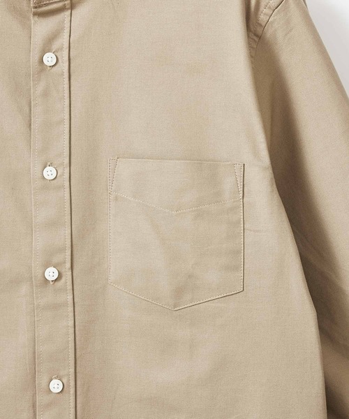 Craft Nicholson（クラフトニコルソン）の「ハイストレッチオックスフォード バンドカラー3/4sleevesシャツ（シャツ/ブラウス・メンズ・ベージュ系その他/ブルー系その他/ホワイト系その他/グレー系その他・M/XL/L）」の21枚目の写真