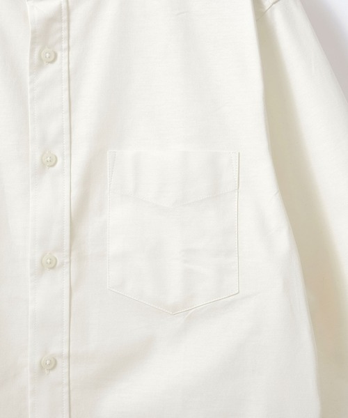 Craft Nicholson（クラフトニコルソン）の「ハイストレッチオックスフォード バンドカラー3/4sleevesシャツ（シャツ/ブラウス・メンズ・ベージュ系その他/ブルー系その他/ホワイト系その他/グレー系その他・M/XL/L）」の9枚目の写真