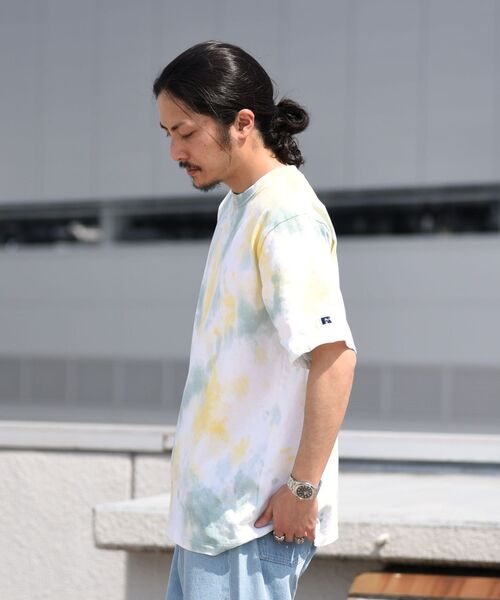 セール】【WEB限定/SHIPS別注】RUSSELL ATHLETIC: タイダイ T