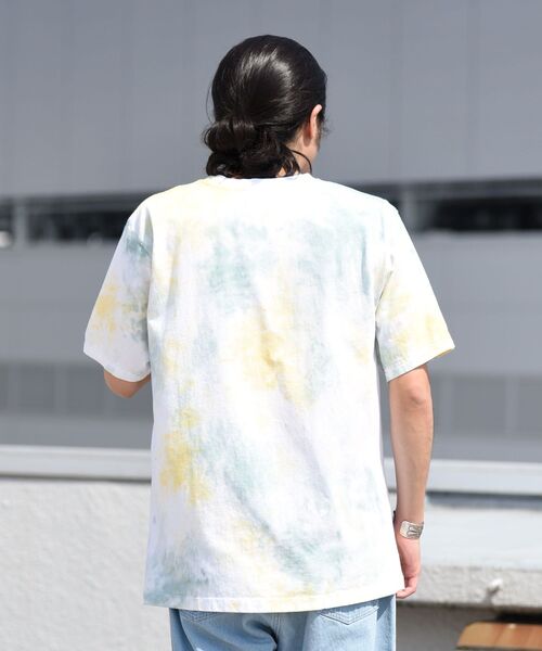 Russell Athletic(ラッセルアスレティック)の「【WEB限定/SHIPS別注】RUSSELL ATHLETIC: タイダイ Tシャツ(Tシャツ/カットソー・メンズ・ブルー/イエロー/ダークグレー/ピンク・MEDIUM/SMALL/X-LARGE/LARGE)」の10枚目の写真