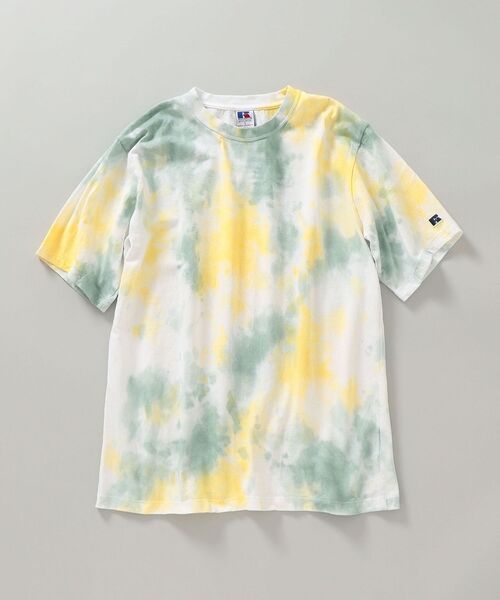 Russell Athletic(ラッセルアスレティック)の「【WEB限定/SHIPS別注】RUSSELL ATHLETIC: タイダイ Tシャツ(Tシャツ/カットソー・メンズ・ブルー/イエロー/ダークグレー/ピンク・MEDIUM/SMALL/X-LARGE/LARGE)」の11枚目の写真
