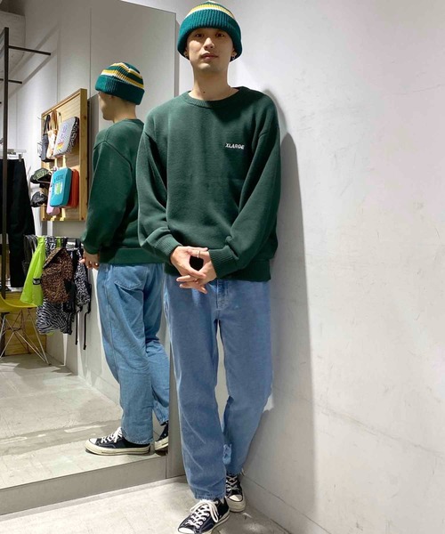 XLARGE（エクストララージ）の「STRIPED BEANIE（キャップ・メンズ・グリーン/ブラウン/ブラック・ONE SIZE）」の12枚目の写真