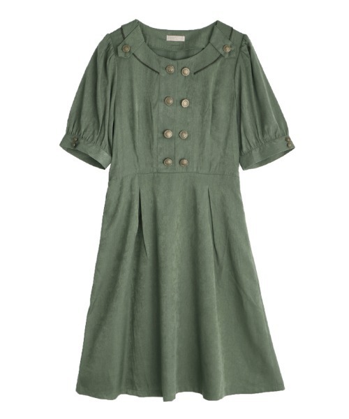 セール 連ボタン半袖ワンピース ワンピース Axes Femme Poetique アクシーズファムポエティック のファッション通販 Zozotown