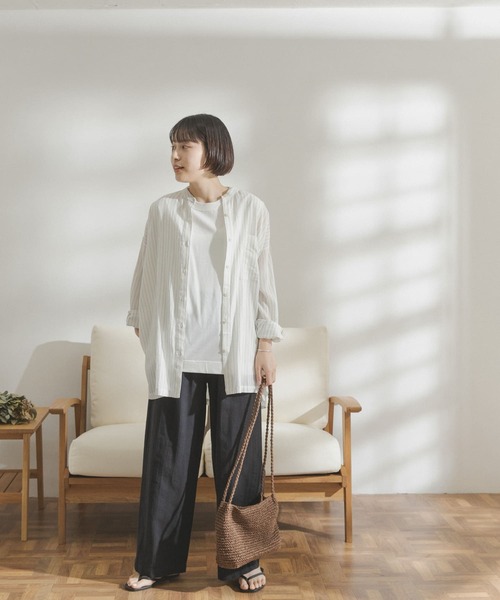 FORK&SPOON（フォークアンドスプーン）の「FORK&SPOON　アウトフィットノースリーブTシャツ（Tシャツ/カットソー・レディース・ブラック/ネイビー/オフホワイト・ONE）」の18枚目の写真